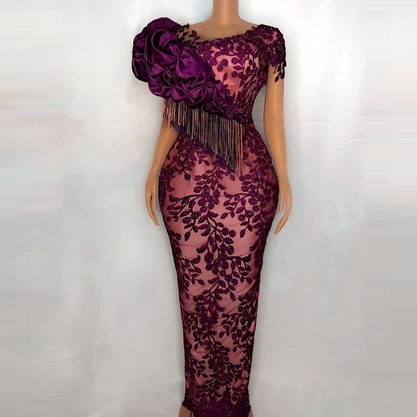 capped african grape mermaid prom dresses for black girls tassel applques lace mermaid evening dress plus size party robes de soirée, Black;red
capped african grape mermaid prom dresses for black girls tassel applques lace mermaid evening dress plus size party robes de soirée, Black;red