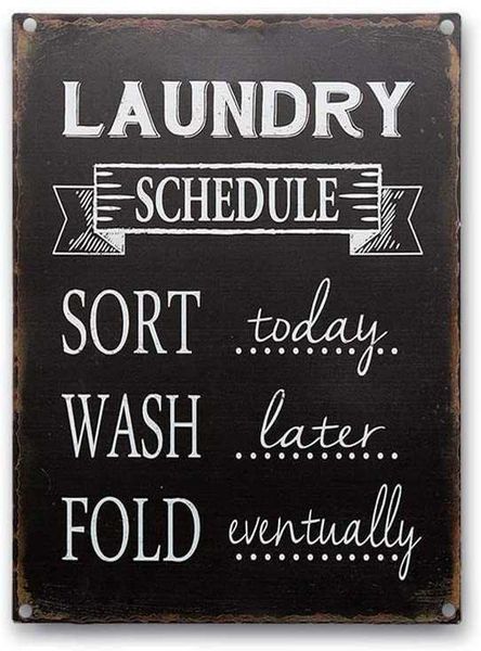 laundry room vintage metal sign laundry schedule black decorative farmhouse signs wash room decor bathroom signs 7.9x11.8 inch
laundry room vintage metal sign laundry schedule black decorative farmhouse signs wash room decor bathroom signs 7.9x11.8 inch