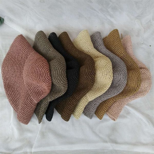 summer autumn hats for women retro flat drooping brim hand made straw ladies outdoor sun protection beach 220630, Yellow
summer autumn hats for women retro flat drooping brim hand made straw ladies outdoor sun protection beach 220630, Yellow