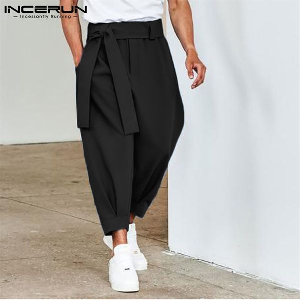 incerun mens fashion solid color pants drawstring casual harem trouser chinomens loose wide leg pant trousers s5xl 7 220627, Black
incerun mens fashion solid color pants drawstring casual harem trouser chinomens loose wide leg pant trousers s5xl 7 220627, Black