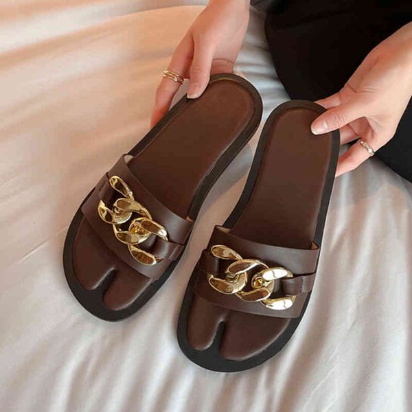 slippers fashion new female metal slippers chain heart split toe sign comfortable fairies shoes concise flat female, Black
slippers fashion new female metal slippers chain heart split toe sign comfortable fairies shoes concise flat female, Black