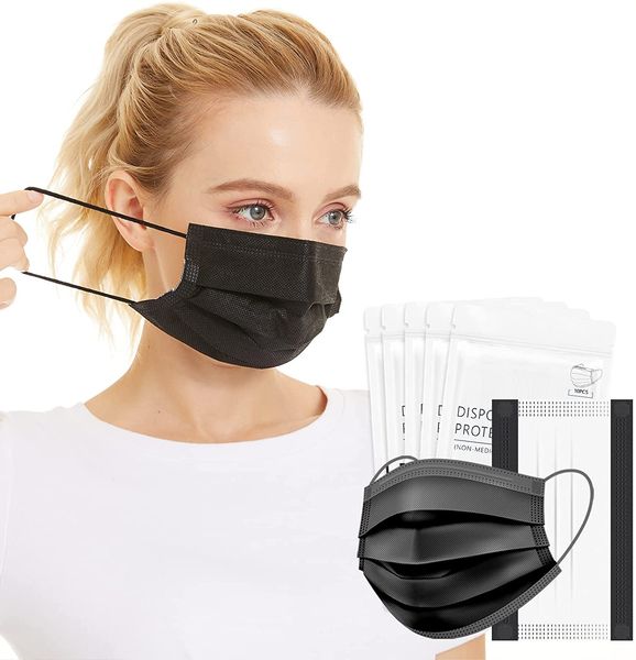 black disposable face masks breathable 3-ply non-woven cup dust masks with elastic earloop for adults white inside
black disposable face masks breathable 3-ply non-woven cup dust masks with elastic earloop for adults white inside