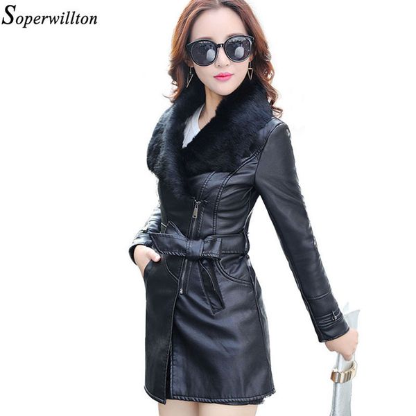 winter coat women leather jacket long coat female black fashion suede fur jacket women bow motorcycle jacket pu warm pr91 201030
winter coat women leather jacket long coat female black fashion suede fur jacket women bow motorcycle jacket pu warm pr91 201030