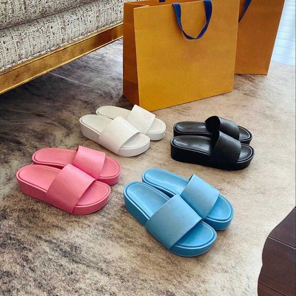 2022 designer woman sandals fashion beach thick bottom slipper platform alphabet lady sandal leather high heel slides with box, Black
2022 designer woman sandals fashion beach thick bottom slipper platform alphabet lady sandal leather high heel slides with box, Black