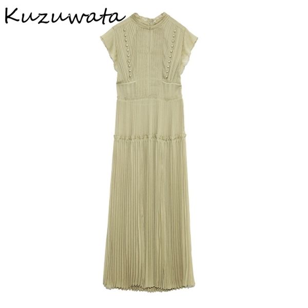 kuzuwata spring new pleated drawstring slim waist dresses elegant fresh high waist women dress hollow out vestidos 210401, Black;gray
kuzuwata spring new pleated drawstring slim waist dresses elegant fresh high waist women dress hollow out vestidos 210401, Black;gray