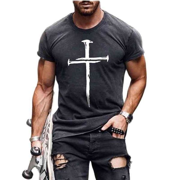 men's summer new fashion trend cross letters round neck casual short-sleeved t-shirt, White;black
men's summer new fashion trend cross letters round neck casual short-sleeved t-shirt, White;black
