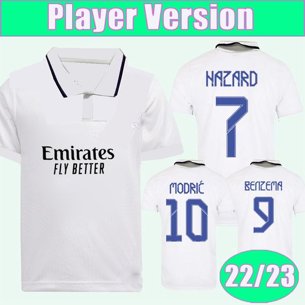 22 23 hazard kroos benzema mens player version soccer jerseys modric asensio marcelo bale isco home footall shirts short sleeve uniform, Black;yellow
22 23 hazard kroos benzema mens player version soccer jerseys modric asensio marcelo bale isco home footall shirts short sleeve uniform, Black;yellow
