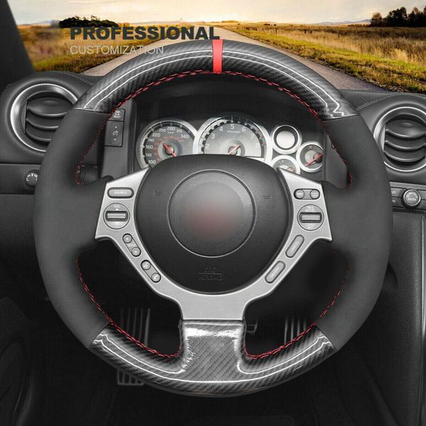 diy custom soft black suede carbon fiber steering wheel cover for issan gtr gt-r
diy custom soft black suede carbon fiber steering wheel cover for issan gtr gt-r