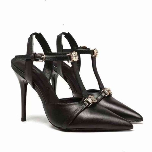 dress shoes high heeled sandals women's summer shallow mouth leather outer wear fashionable pointed thin heel bow wrapped single shoes, Black
dress shoes high heeled sandals women's summer shallow mouth leather outer wear fashionable pointed thin heel bow wrapped single shoes, Black