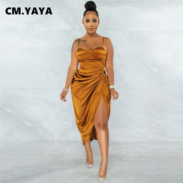 cm.yaya women spaghetti strap sweetheart neck ruched side slit dress autumn winter club party night irregular dresses 220510, Black;gray
cm.yaya women spaghetti strap sweetheart neck ruched side slit dress autumn winter club party night irregular dresses 220510, Black;gray