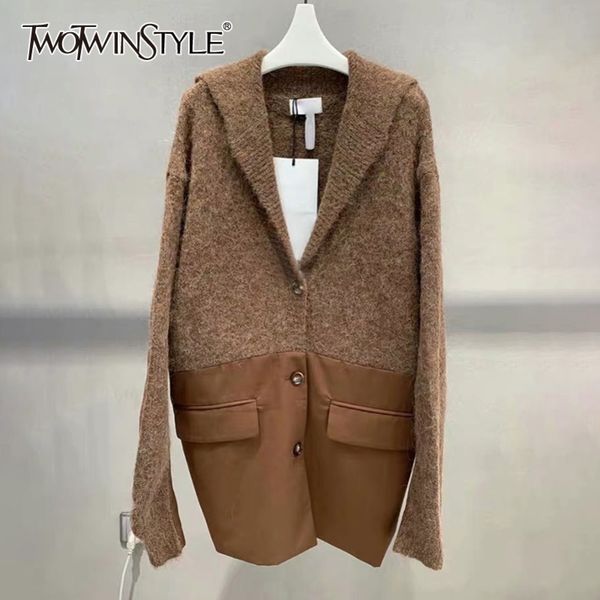 patchwork casual sweater for women v neck long sleeve loose knitted cardigans female fashion clothing stylish 210423, White;black
patchwork casual sweater for women v neck long sleeve loose knitted cardigans female fashion clothing stylish 210423, White;black