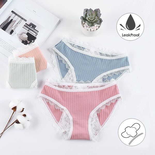 leak proof menstrual panties physiological pants women underwear period cotton waterproof briefs lady lingerie 1 piece, Black;pink
leak proof menstrual panties physiological pants women underwear period cotton waterproof briefs lady lingerie 1 piece, Black;pink