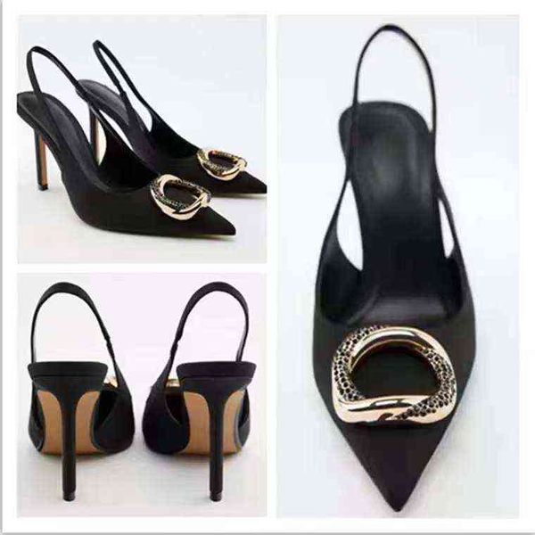 2022 new spring women's black shoes metal decoration high heel shoes shallow pointed toe stiletto single shoes for female t220730
2022 new spring women's black shoes metal decoration high heel shoes shallow pointed toe stiletto single shoes for female t220730