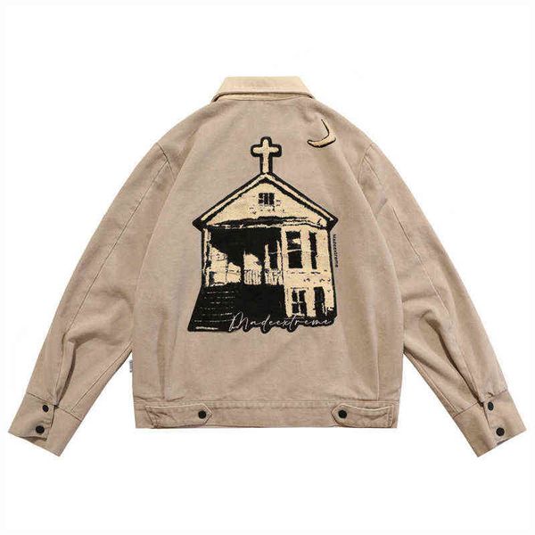 hop oversized hip streetwear jacket letter house embroidery vintage bomber jackets 2022 winter harajuku varsity college men coat t220728, Black;brown
hop oversized hip streetwear jacket letter house embroidery vintage bomber jackets 2022 winter harajuku varsity college men coat t220728, Black;brown