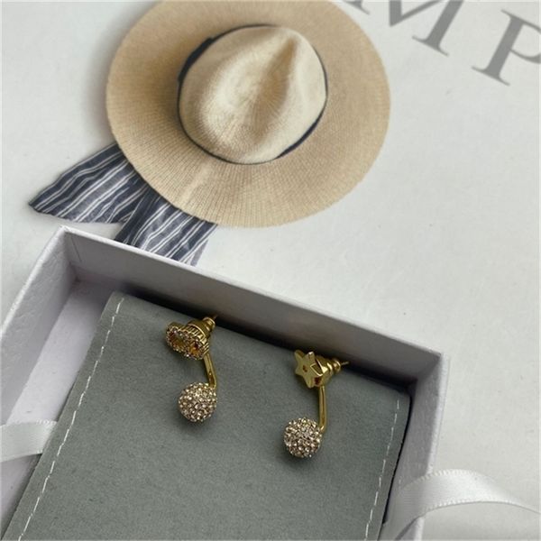 2022 20% off designer jewelry five pointed diamond inlaid letter star full diamond round earrings asymmetric d small wind earrings, Golden
2022 20% off designer jewelry five pointed diamond inlaid letter star full diamond round earrings asymmetric d small wind earrings, Golden