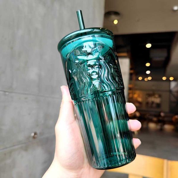 starbucks cup dark green goddess glass straw cup anniversary mermaid 550ml large capacity water cup
starbucks cup dark green goddess glass straw cup anniversary mermaid 550ml large capacity water cup