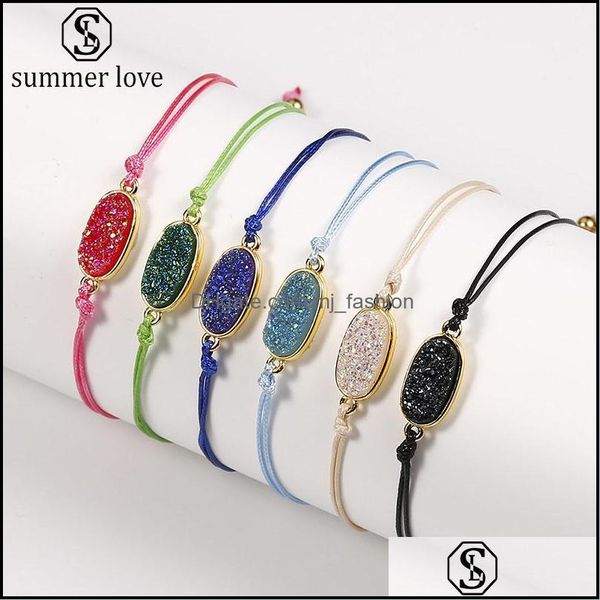 link chain bracelets jewelry resin imitation stone oval pendant gold colorf adjustable rope bracelet for wom dhocj, Black
link chain bracelets jewelry resin imitation stone oval pendant gold colorf adjustable rope bracelet for wom dhocj, Black