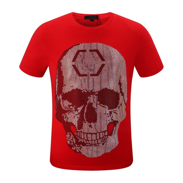 designer p brand t-shirt men's street skull hip hop short sleeve tee cotton 5 colors available for men and women, White;black
designer p brand t-shirt men's street skull hip hop short sleeve tee cotton 5 colors available for men and women, White;black