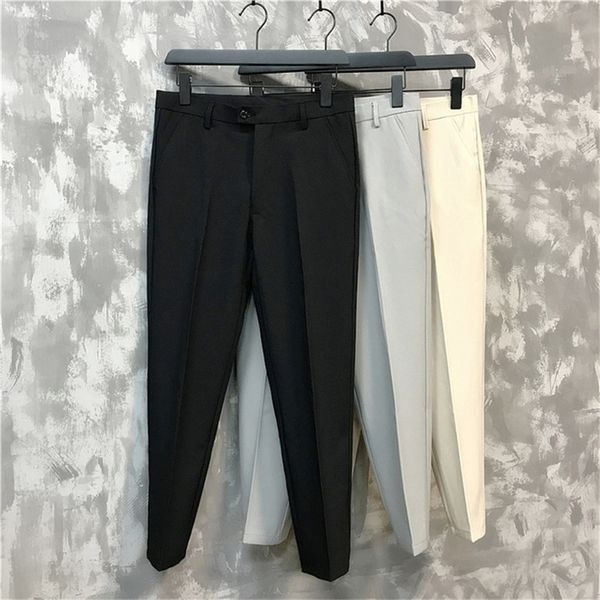 summer mens trousers casual pants thin and breathable korean version of slim ninepoint pants casual classic mens brand 220704, Black
summer mens trousers casual pants thin and breathable korean version of slim ninepoint pants casual classic mens brand 220704, Black