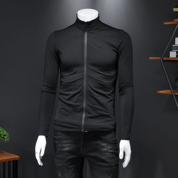 retro animal embroidery long-sleeved t-shirt trend plus fat men's round neck zipper cardigan spring and summer new youth casual top, White;black
retro animal embroidery long-sleeved t-shirt trend plus fat men's round neck zipper cardigan spring and summer new youth casual top, White;black