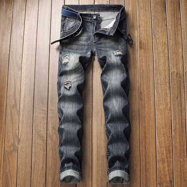 men's jeans men's jeans in the four seasons of : embroidery, stretch, slim fit, small feet, fashion trend, pants with holes 05vi, Blue
men's jeans men's jeans in the four seasons of : embroidery, stretch, slim fit, small feet, fashion trend, pants with holes 05vi, Blue