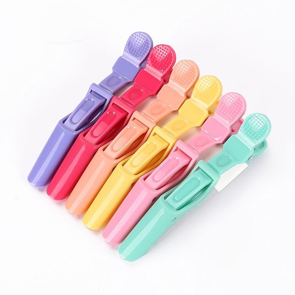 accessories 6pcs alligator clips hairdressing clamps claw plastic hair clips for styling sectioning non-slip grip clips barber accessories c, Silver
accessories 6pcs alligator clips hairdressing clamps claw plastic hair clips for styling sectioning non-slip grip clips barber accessories c, Silver