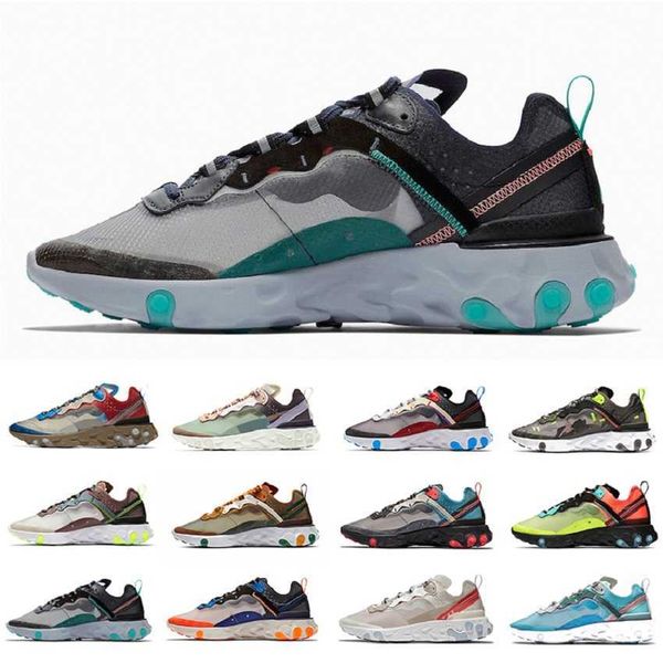 colorful undercover x react element 87 mens running shoes react 87s desert sand camo sail neptune green men women trainer sports sneakers, Black
colorful undercover x react element 87 mens running shoes react 87s desert sand camo sail neptune green men women trainer sports sneakers, Black