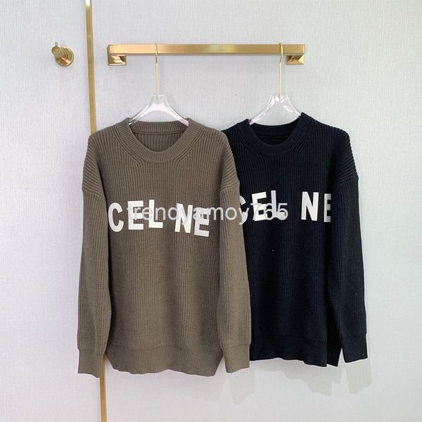women's sweaters high edition autumn winter wool knitted round neck pullover letter long sleeve lazy sweater for men and women, White;black
women's sweaters high edition autumn winter wool knitted round neck pullover letter long sleeve lazy sweater for men and women, White;black