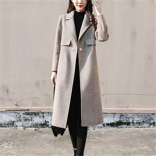 the new double-sided cashmere woolen cloth coat in autumn and winter long cultivate one's morality show thin cloth han edition h lj2009, Black
the new double-sided cashmere woolen cloth coat in autumn and winter long cultivate one's morality show thin cloth han edition h lj2009, Black