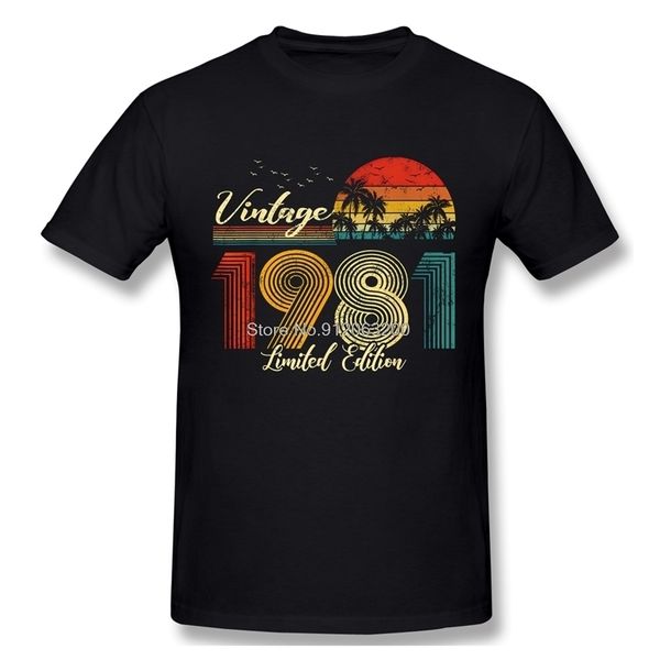 vintage 1981 limited edition men women 40 birthday t shirt man t shirt woman harajuku streetwear 220407, White;black
vintage 1981 limited edition men women 40 birthday t shirt man t shirt woman harajuku streetwear 220407, White;black