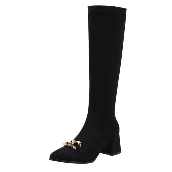 winter knee high boots women designer toe shoes goat suede natural genuine leather buckle block high heel tall boots lady warorwar199z, Black
winter knee high boots women designer toe shoes goat suede natural genuine leather buckle block high heel tall boots lady warorwar199z, Black