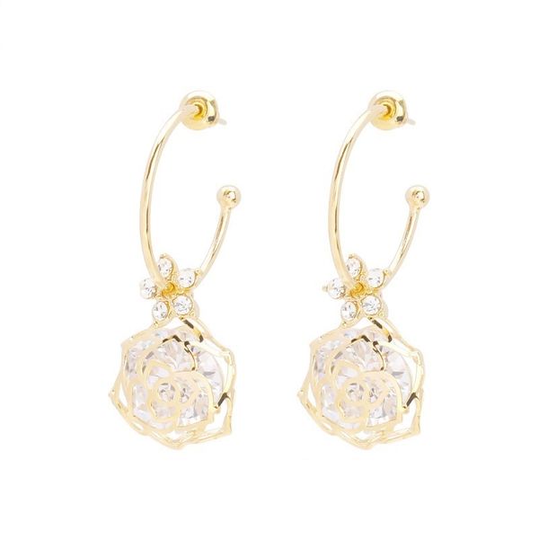 fashion charm gold flower earrings women's net red temperament retro earrings, Golden
fashion charm gold flower earrings women's net red temperament retro earrings, Golden