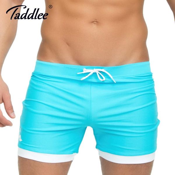men's shorts taddlee brand men's swimwear solid blue color basic traditional long swimsuits board beach trunks plus size xxl, White;black
men's shorts taddlee brand men's swimwear solid blue color basic traditional long swimsuits board beach trunks plus size xxl, White;black