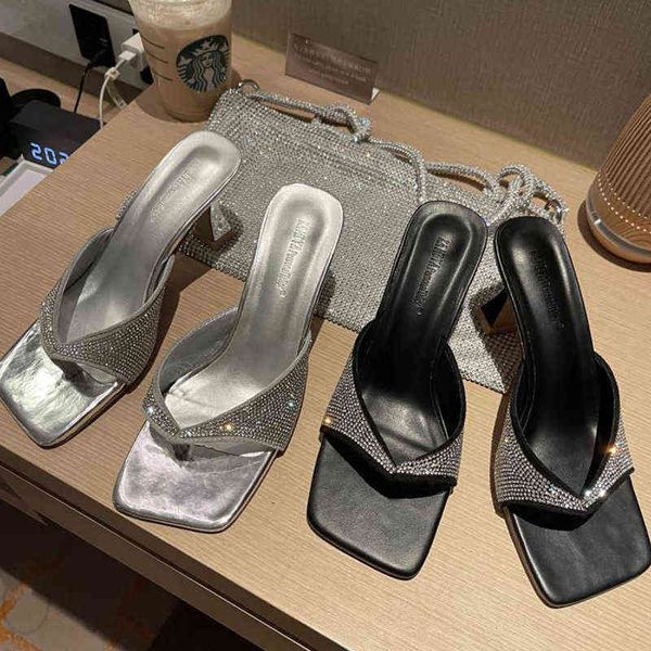 slippers new pumps women 2022 high heels flip flops shoes female bling rhinestone sandals slides fashion thin 220518, Black
slippers new pumps women 2022 high heels flip flops shoes female bling rhinestone sandals slides fashion thin 220518, Black
