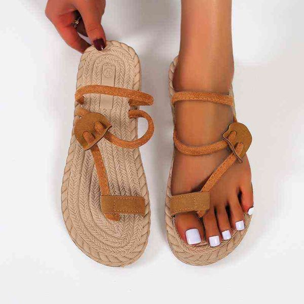 women's shoes 2022 trend summer new roman hemp rope weave flat slippers outdoor beach leisure walks women's flip-flops slides, Black
women's shoes 2022 trend summer new roman hemp rope weave flat slippers outdoor beach leisure walks women's flip-flops slides, Black