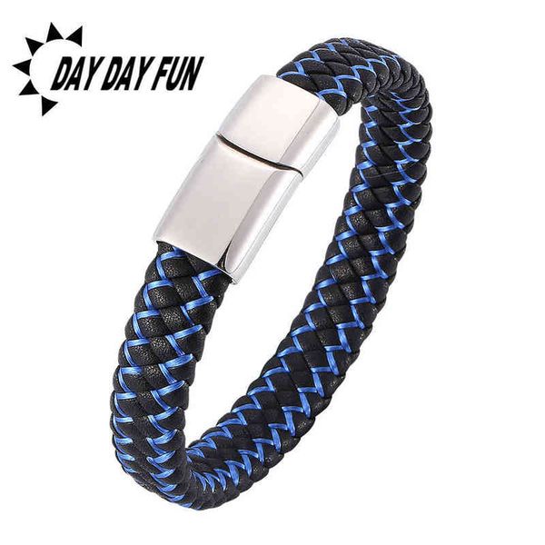 magnet metal accessories leather rope bracelet men's stainless steel magnetic buckle bracelet jewelry, Golden;silver
magnet metal accessories leather rope bracelet men's stainless steel magnetic buckle bracelet jewelry, Golden;silver