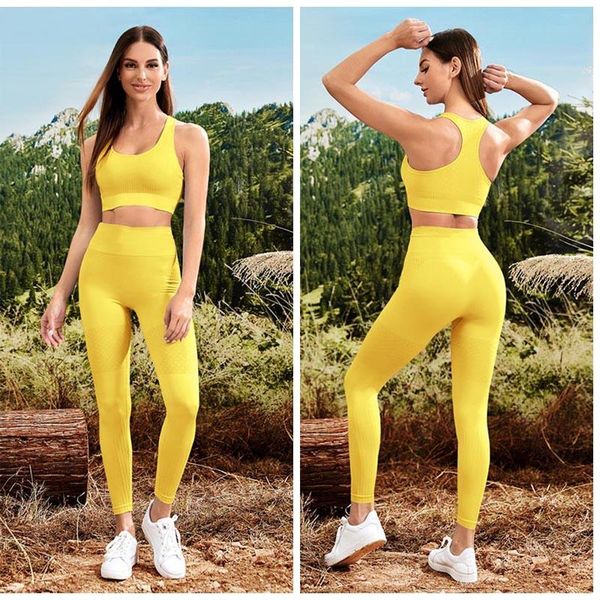 yoga outfit women's tracksuit set female clothing 2 piece fitness bra seamless high waisted leggings workout clothes 6 color
yoga outfit women's tracksuit set female clothing 2 piece fitness bra seamless high waisted leggings workout clothes 6 color
