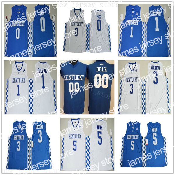 ncaa 2022 ncaa college kentucky wildcats jerseys basketball 0 deaaron fox 1 john calipari 3 edrice ado 5 malik monk 00 delk blue white jerse, Black
ncaa 2022 ncaa college kentucky wildcats jerseys basketball 0 deaaron fox 1 john calipari 3 edrice ado 5 malik monk 00 delk blue white jerse, Black