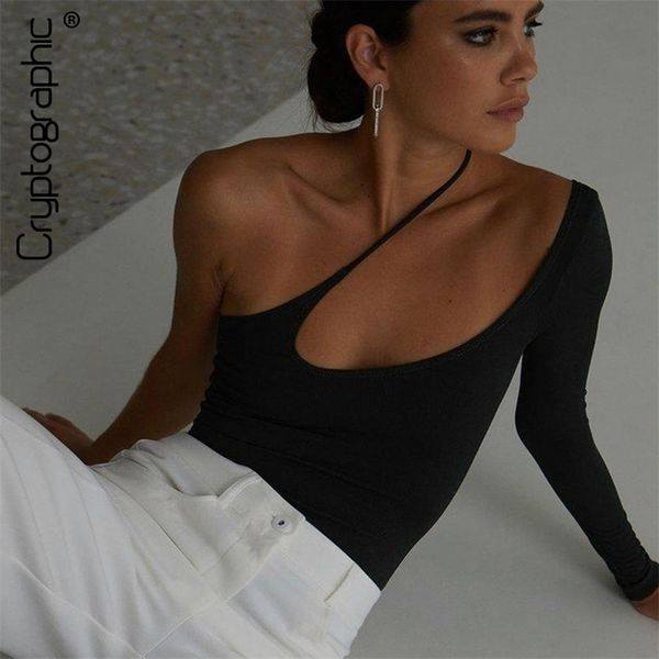 cryptographic spring autumn irregular straps cropped women's t-shirts elegant black long sleeve tees slim clothes 220407, White
cryptographic spring autumn irregular straps cropped women's t-shirts elegant black long sleeve tees slim clothes 220407, White