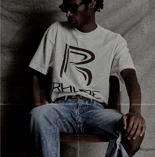 rhude tshirt streetwear mens t shirt american fashion brand champion title flag printed high street loose casual men's women's sho, White;black
rhude tshirt streetwear mens t shirt american fashion brand champion title flag printed high street loose casual men's women's sho, White;black