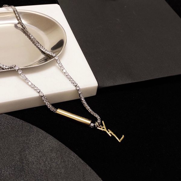 women pendant diamonds necklaces designers jewelry cuban link chain fashion letters love necklace silver y necklace wedding new 22060803r, Black
women pendant diamonds necklaces designers jewelry cuban link chain fashion letters love necklace silver y necklace wedding new 22060803r, Black