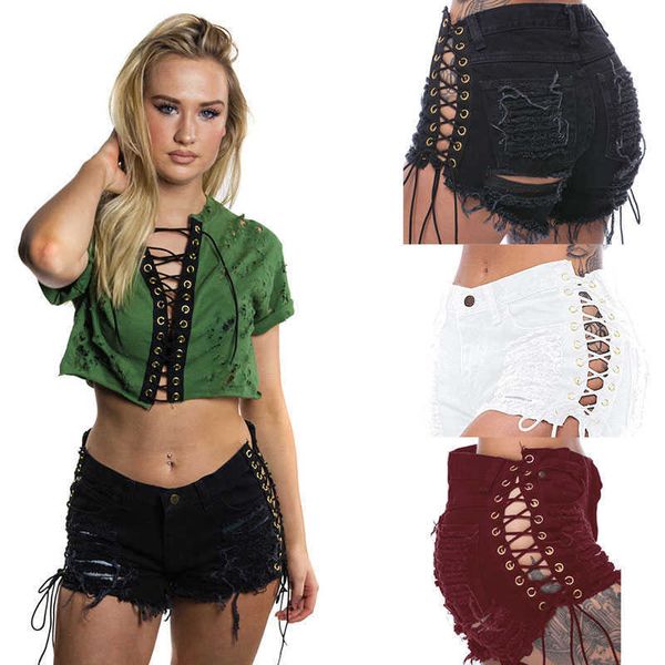 short 2020 women jeans summer low waist denim short pants women tassel loose short jeans wiith lace-up night clubwear, Blue
short 2020 women jeans summer low waist denim short pants women tassel loose short jeans wiith lace-up night clubwear, Blue