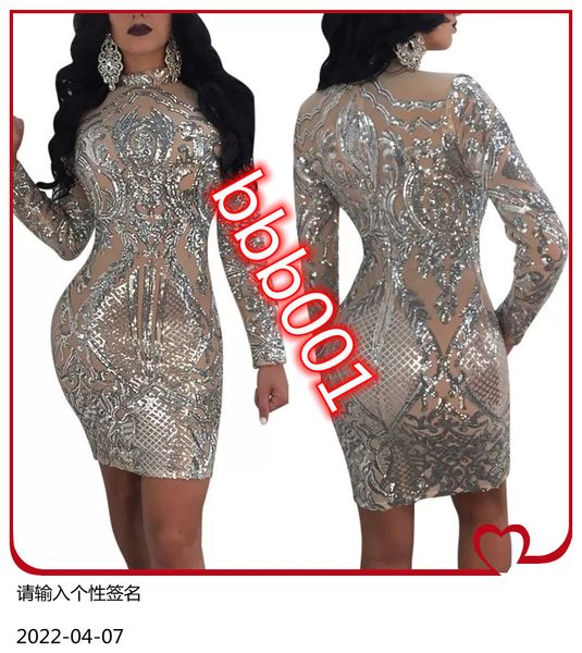 casual dresses sequined dress women party bodycon long sleeve elegant mini ladies stage costume club, Black;gray
casual dresses sequined dress women party bodycon long sleeve elegant mini ladies stage costume club, Black;gray