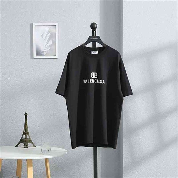 designer t-shirt balencaigass correct high edition paris summer versatile couple round neck short sleeve loose large phantom bb trend, White;black
designer t-shirt balencaigass correct high edition paris summer versatile couple round neck short sleeve loose large phantom bb trend, White;black