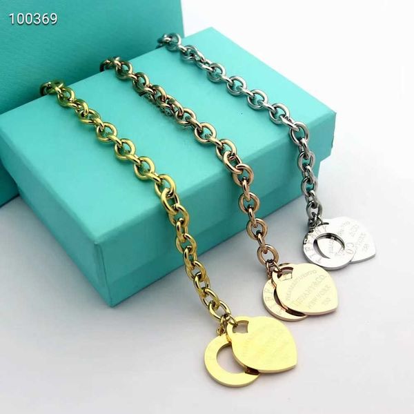 2022 luxury designer sterling silver heart bangle bracelet + necklace set t shape original fashion classic bracelet women jewelry gift with, Black
2022 luxury designer sterling silver heart bangle bracelet + necklace set t shape original fashion classic bracelet women jewelry gift with, Black