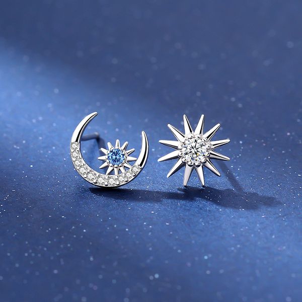 charm stars and moon reflect each other asymmetric earrings charms women's s 925 ster, Golden
charm stars and moon reflect each other asymmetric earrings charms women's s 925 ster, Golden
