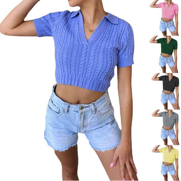 women's t-shirt 2022 spring and summer women's fashion one v-neck short sleeve sweater slim dviy, White
women's t-shirt 2022 spring and summer women's fashion one v-neck short sleeve sweater slim dviy, White