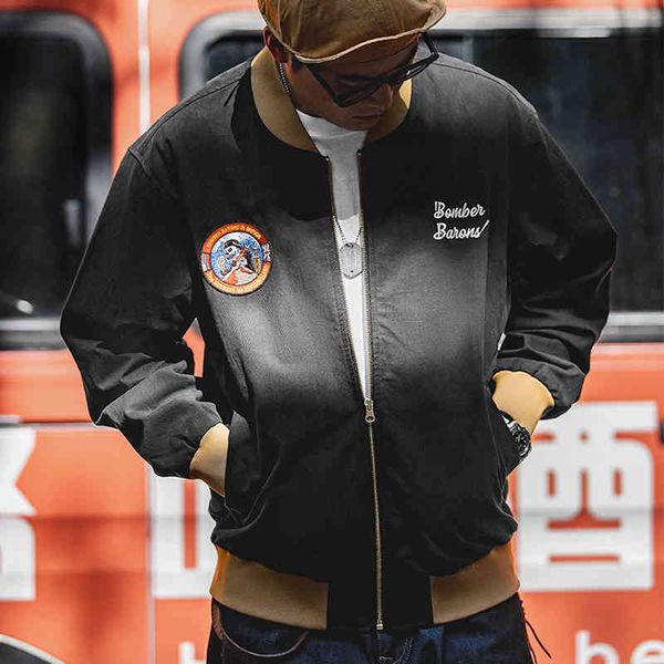 men's jackets madden work clothes american casual embroidery baseball suit contrast letter jacket men's autumn e8yv, Black;brown
men's jackets madden work clothes american casual embroidery baseball suit contrast letter jacket men's autumn e8yv, Black;brown