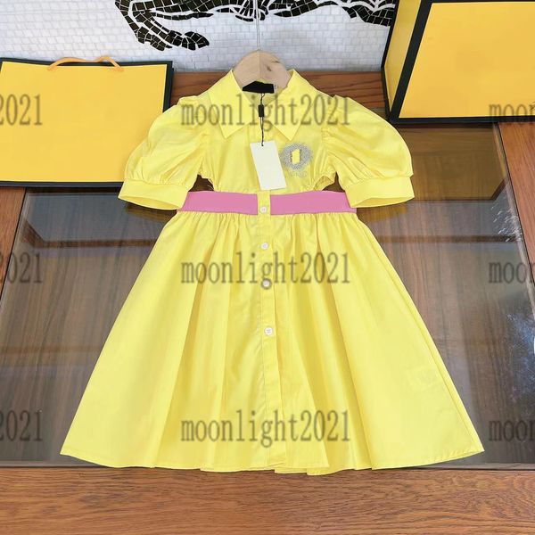 2022 summer luxury girl polo yellow dress side waist cutout design childrens fresh cotton design dresses short sleeve girls princess wear si, Red;yellow
2022 summer luxury girl polo yellow dress side waist cutout design childrens fresh cotton design dresses short sleeve girls princess wear si, Red;yellow