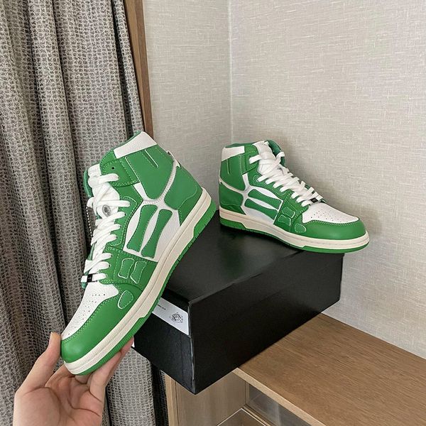 2022 spring autumn style women men sport bone shoes genuine leather lace up fashion, Black
2022 spring autumn style women men sport bone shoes genuine leather lace up fashion, Black